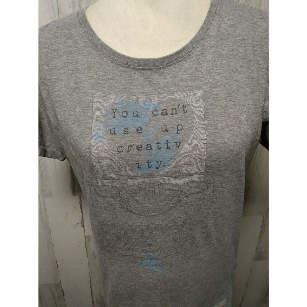 Life Is Good Women’s Medium Gray "Creativity" Tee - Picture 2 of 7